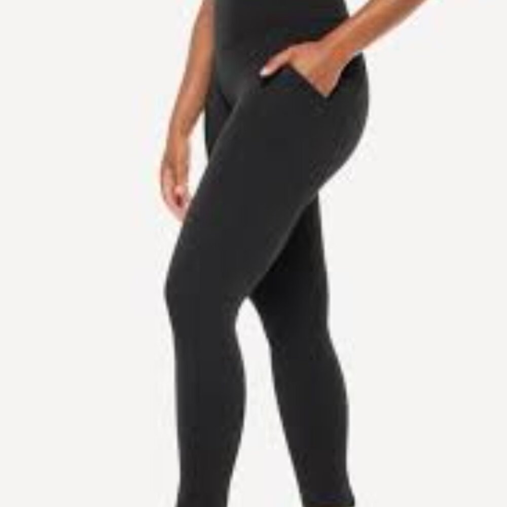 Coolibar Santa Cruz Women's Swim Leggings Black SPF 50+ size XL NWT
